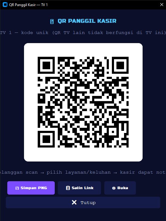 QR Panggil Kasir